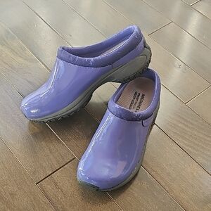 Merrell Women's Encore Moc Pro Shine Lavender Slides Mules